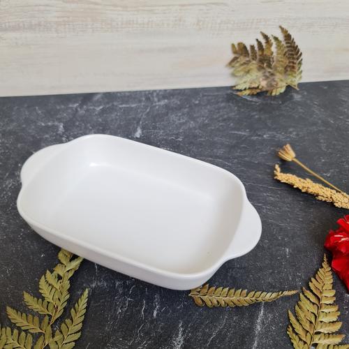 Foto Produk piring saji keramik tahan panas - White dari Hometria