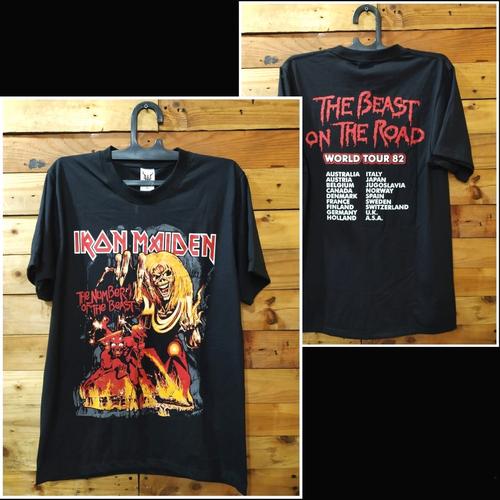 Jual Kaos Band iron maiden Tour 82 