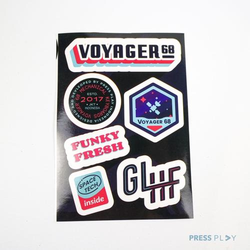 Gambar VOYAGER68 Sticker Pack by PressPlay dari Press Play Jakarta Utara Tokopedia