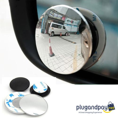 Foto Produk Kaca Cermin Spion Mobil Motor Cembung Wide Angle 2 PCS - plugandpay dari plugandpay