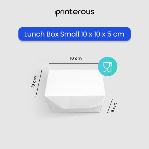 Foto Produk Paper Lunch Box Small / Kotak Makan Kertas Kecil dari Printerous