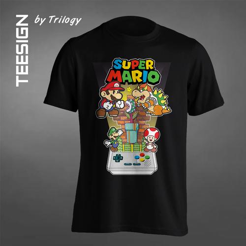SUPER MARIO BROS - Kaos Premium 