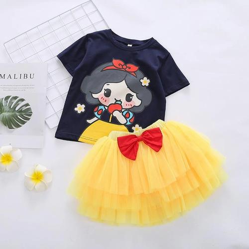 Gambar *CHERISH* BEST SELLER SETELAN SNOW WHITE + ROK TUTU - 5-6 tahun dari Cherish online Shop Kota Surabaya Tokopedia