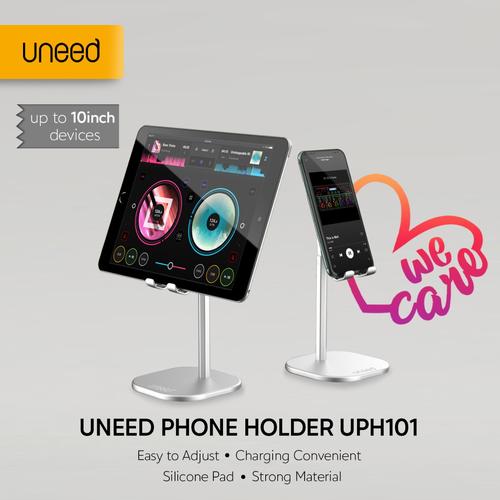 Foto Produk UNEED Phone Holder Stand HP Tablet Meja Adjustable Aluminium Alloy dari Uneed Indonesia