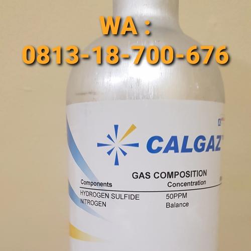Jual Span Gas Kalibrasi ( Single Gas ) CALGAZ 34 L Hydrogen Sulfide 50