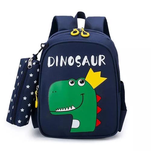 Gambar Tas Ransel Sekolah King Dinosaur Anak Laki Laki Paud TK SD - Navy dari Deefaira Fashion Kota Bandung Tokopedia