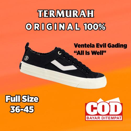 Gambar Sepatu Ventela X Evil X Papa Gading "All Is Well" Low - 43 dari Sampok Store Kab. Bandung Tokopedia