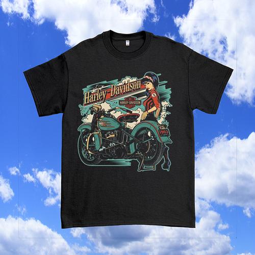 kaos HARLEY DAVIDSON kaos gildan pria 