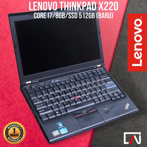 Gambar Laptop Lenovo ThinkPad X220 Core i7 - Second Murah & Bergaransi - 4 gb, HDD 320GB dari Apollo Notbook Jakarta Pusat Tokopedia