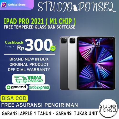 Gambar Apple iPad Pro 11 inch 2021 M1 Chip Cellular 128GB 256GB 512GB 1TB 2TB - Wifi Only, 128GB Grey dari Studio Ponsel Jakarta Pusat Tokopedia