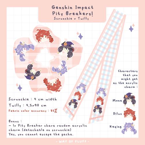 Gambar Pity Breakers Genshin Impact Fan Scarfchie ( Scrunchie x Twilly )SCR05 dari Way of Fluff Jakarta Barat Tokopedia