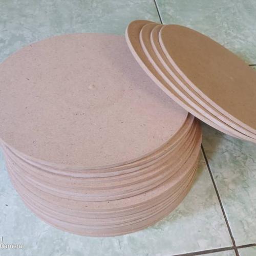 Foto Produk MDF Potongan Bulat 20cm Tebal 9mm dari Katadinding Walldecor