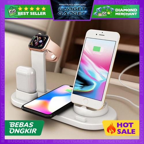 Jual HICBEST Wireless Charging Dock 3 in 1 iPhone Apple Watch Airpods -  Jakarta Barat - BudgetGadget | Tokopedia