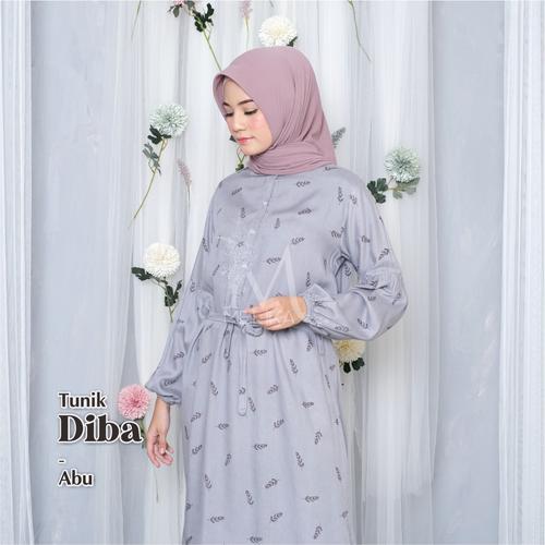 Foto Produk DASTER / TUNIK RAYON DEWASA DIBA (ABU) dari Pusat Mukena Indonesia