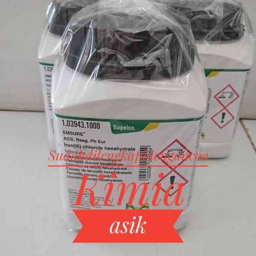 Jual FeCL3 / iron (iii) chloride / feri chloride hexahidrate Merck 1 kg