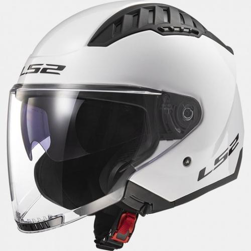 Gambar LS2 OF600 COPTER GLOSS WHITE l HELM HALF FACE l OF562 OF 600 dari rettail Jakarta Barat Tokopedia