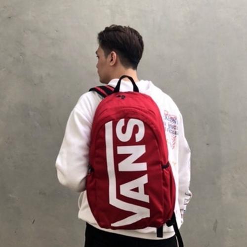 Jual Vans Strand Red Backpack Original 