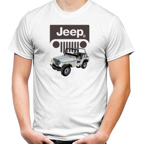 Jual Kaos Pria Classic Jeep CJ7 Red 