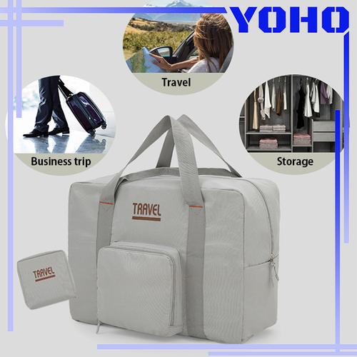 Gambar Tas Travel Foldable Waterproof Travel Storage Bag Hand Carry Tas Lipat - Pink dari YOHOid Jakarta Utara Tokopedia