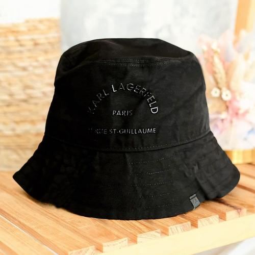 Jual Karl Lagerfeld Bucket Hat Black 