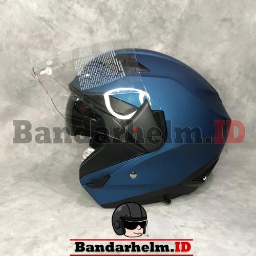 Jual Helm Half Face zeus 611 Blue, not nolan, airoh, agv, kyt, ink - M -  Kota Bandung - DISTRIBUTOR-JAS HUJAN | Tokopedia