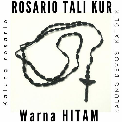 Gambar Kalung Rosario Tali Kur Hitam dari JD Christa Kab. Sleman Tokopedia