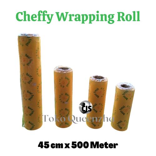 Film Alimentaire Perforé - 45 Cm X 45 Cm Par Feuille, Rouleau De 500 M - Pour Conservation Des Aliments, Emballage Film Plastique Conservation Aliments