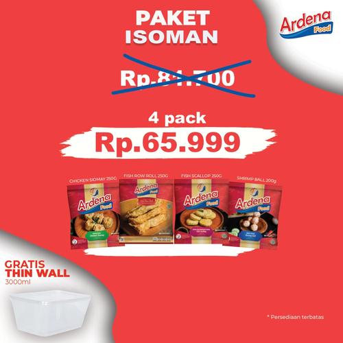 Foto Produk PAKET ISOMAN ARDENA FOOD dari ardenafood