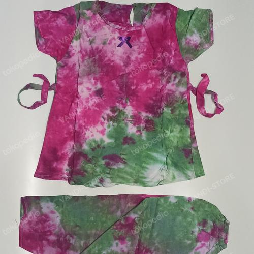 Gambar SETELAN ANAK TIE DIE SIZE M - Merah dari VANDI-STORE Kota Tangerang Tokopedia