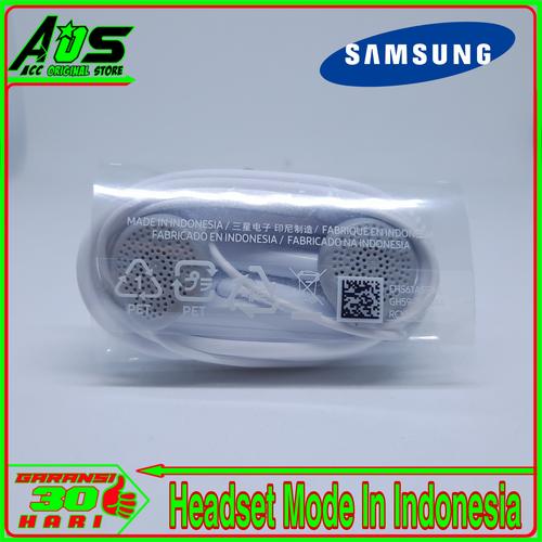 Foto Produk Earphone Headset Samsung A3 A5 A6 A6 Plus A7 ORIGINAL 100% - Putih dari Acc Original Store.