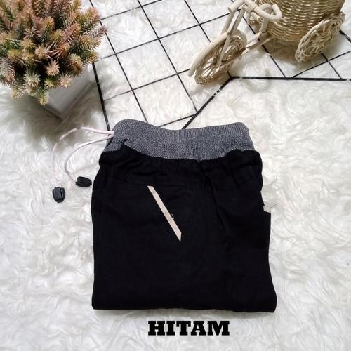 Foto Produk Celana pendek anak laki laki chinos rib 2 3 4 5 6 7 8 9 10 11 12 tahun - Hitam, S; 2-3th dari Mickonova Store