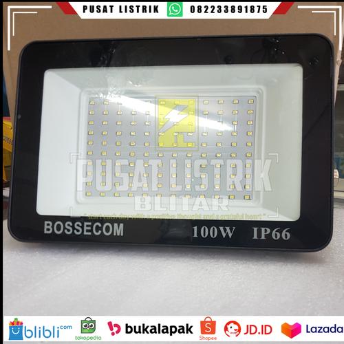 Jual Lampu Sorot LED Bossecom 100 watt Putih - Kota Blitar - Pusat
