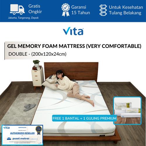 Gambar Signature Gel Memory Foam Mattress - (DOUBLE 120CM) - by VITA dari pusat matras indonesia Kab. Tangerang Tokopedia