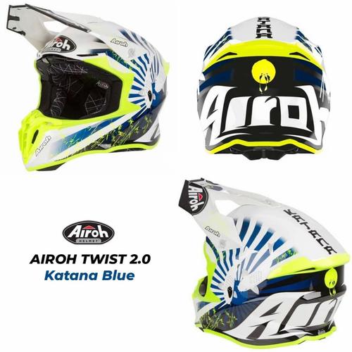 Jual Airoh Twist 2.0 Katana Blue Gloss - Kota Bogor - Markev Moto Equipment  | Tokopedia