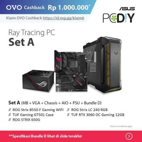 Foto Produk PBA Powered By ASUS - Ray Tracing PC set package GeForce RTX 3060 OC - set A + D dari YOUNGS COMPUTER