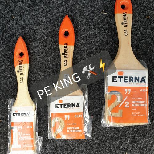 Gambar Kuas Cat Eterna 633 1" 1 1/2" 2" 2 1/2" Original 1 1 ½ 2 2½ Inch - 1" dari PE King undefined Tokopedia