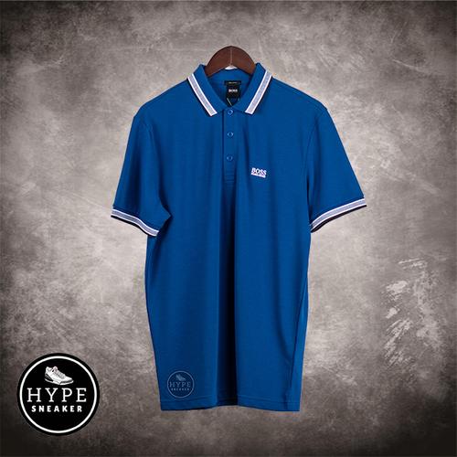 Gambar HUGO BOSS Paddy Blue Polo 100% ORIGINAL dari HYPESNEAKER.ID Kota Salatiga Tokopedia