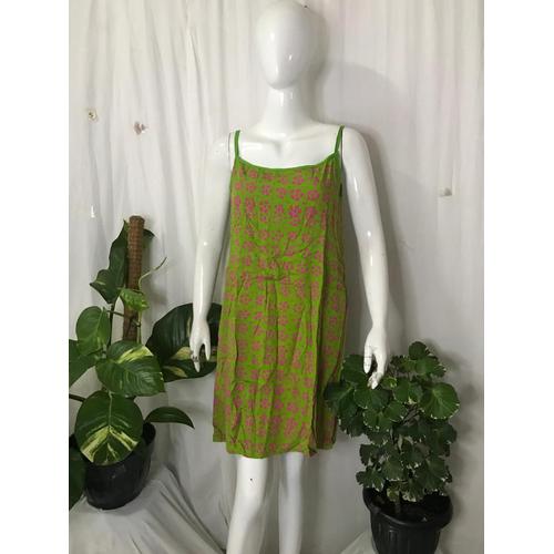 Foto Produk Baju Tidur Dress Tali Satu Bahan Cap dari Batik mbak siti