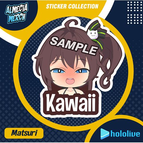 Jual Sticker Hololive Natsuiro Matsuri / Stiker Matsuri Kawaii Sticker ...