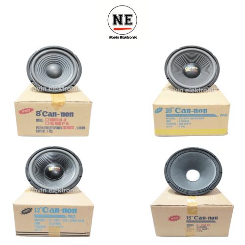 Speaker Woofer CAN-NON Full Range 8 OHM 