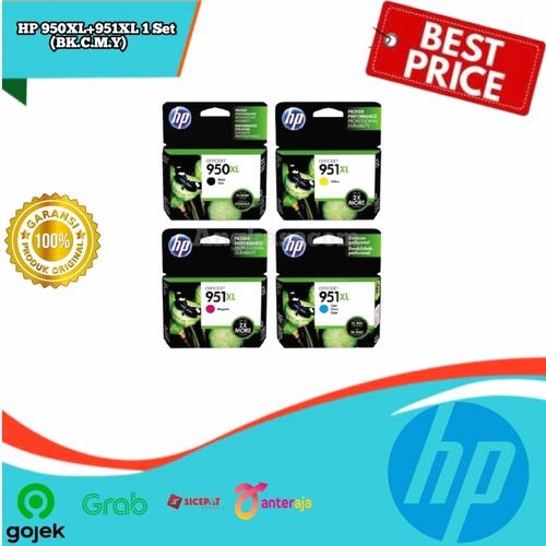 Jual Tinta Hp 950 Black XL-951 XL Colour Paketan - Jakarta Pusat -  Angkasacom | Tokopedia