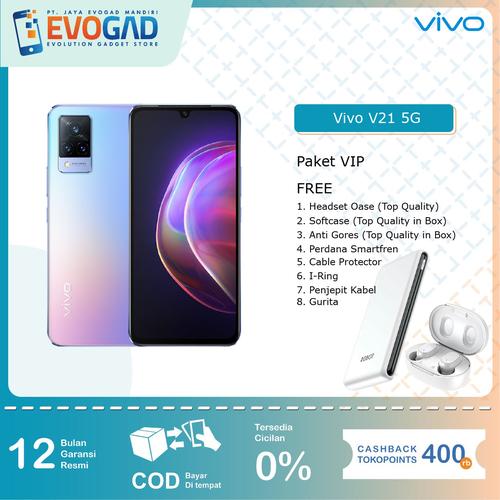 Foto Produk Vivo V21 5G 44MP OIS Selfie Camera, 4000 mAh Battery, 6.44" Display - Sunset Dazzle dari Evogad Official
