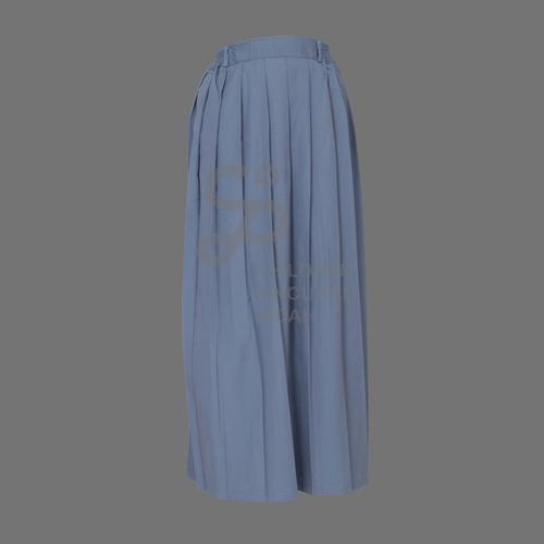 Foto Produk Rok Rempel Abu SMA Panjang Bahan Famatex size S -XXL ( seragam Sekolah - size S dari Children Pincuran Indah