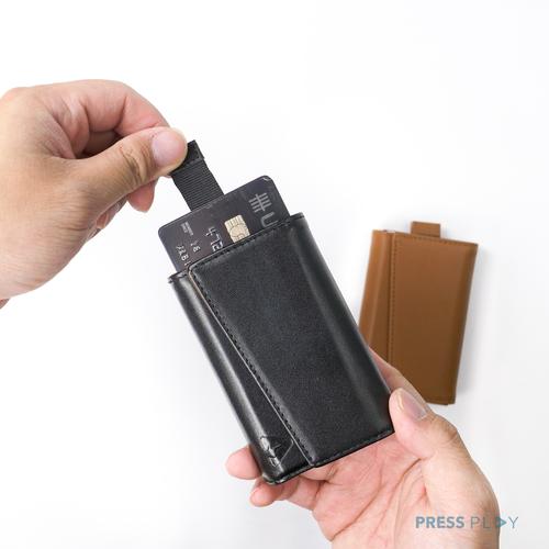 Gambar SNAPFOLD Trifold Leather RFID Wallet by Press Play - Walnut Brown dari Press Play Jakarta Utara Tokopedia