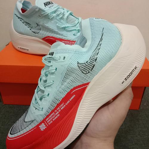 Gambar Sepatu Running Nike ZoomX Vaporfly NEXT%W2 Tosca Red dari Sunny Smile Shoes Kab. Tangerang Tokopedia