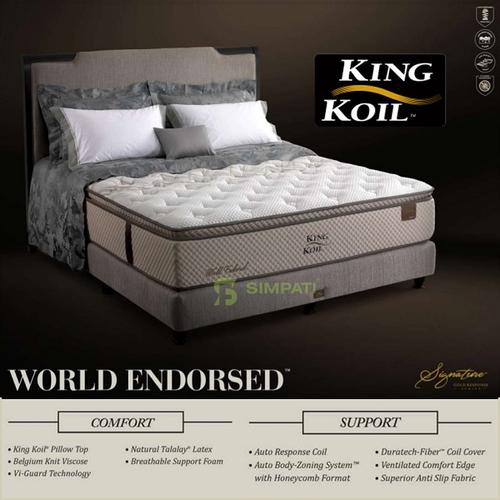 Jual King Koil World Endorsed 180x200 Komplit Set Kota Tangerang Tokokasur Tokopedia