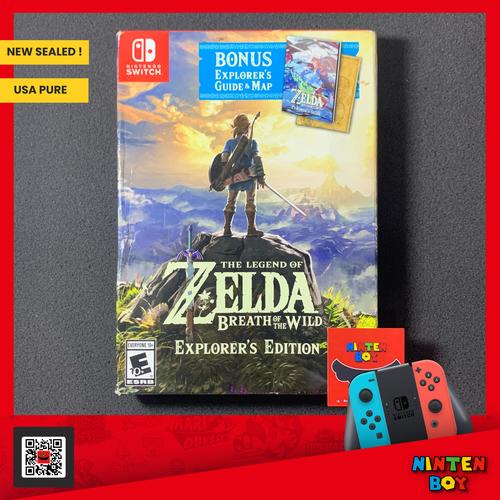 Zelda Breath Of The Wild Explorer's Edition - Nintendo Switch - Neuf Sous Blister