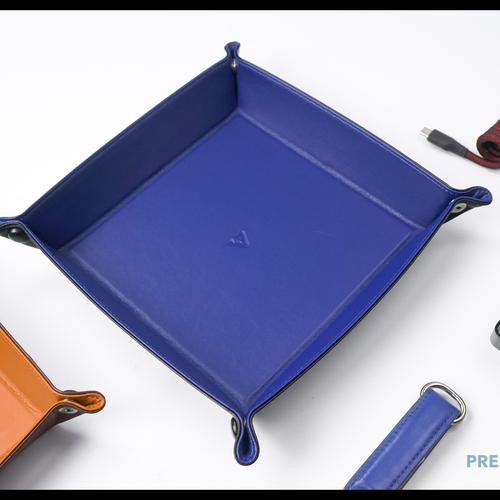 Gambar ARK Fiber Leather Desk Tray Catchall - Royal Blue dari Press Play Jakarta Utara Tokopedia