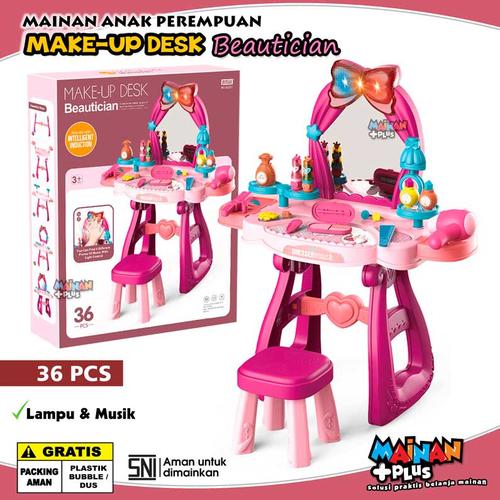 Foto Produk MAINAN ANAK PEREMPUAN ALAT KOSMETIK MEJA RIAS MAKE UP UKURAN BESAR dari MainanPlus