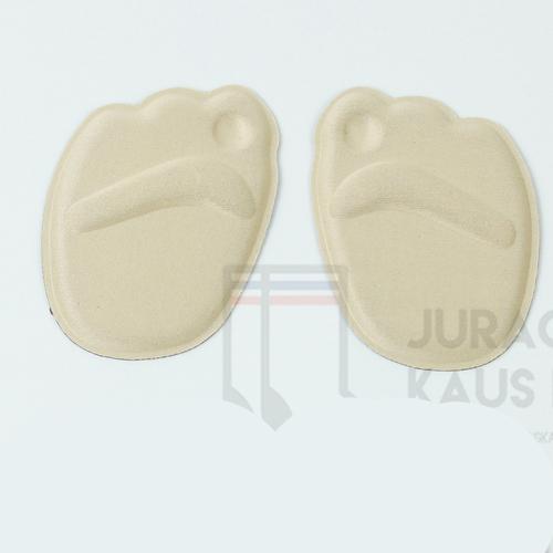 Foto Produk Insole Sepatu Wanita 4D Sol Dalam Soft Pad Bantalan Kaki Flat Shoes - 4D Pad Krem dari Juragan kaus kaki